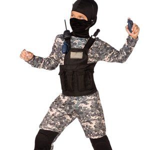 Navy SEAL 8 Piece Set Child Costume - Small 4-6 NEW